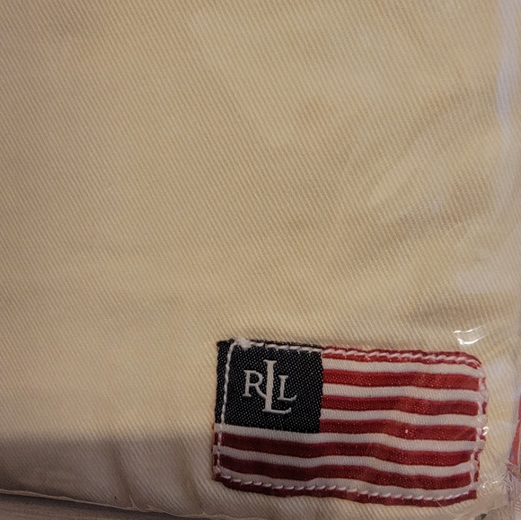NWT VTG Lauren Ralph Lauren 70" Round Cream Twill Tablecloth - Picture 3 of 6